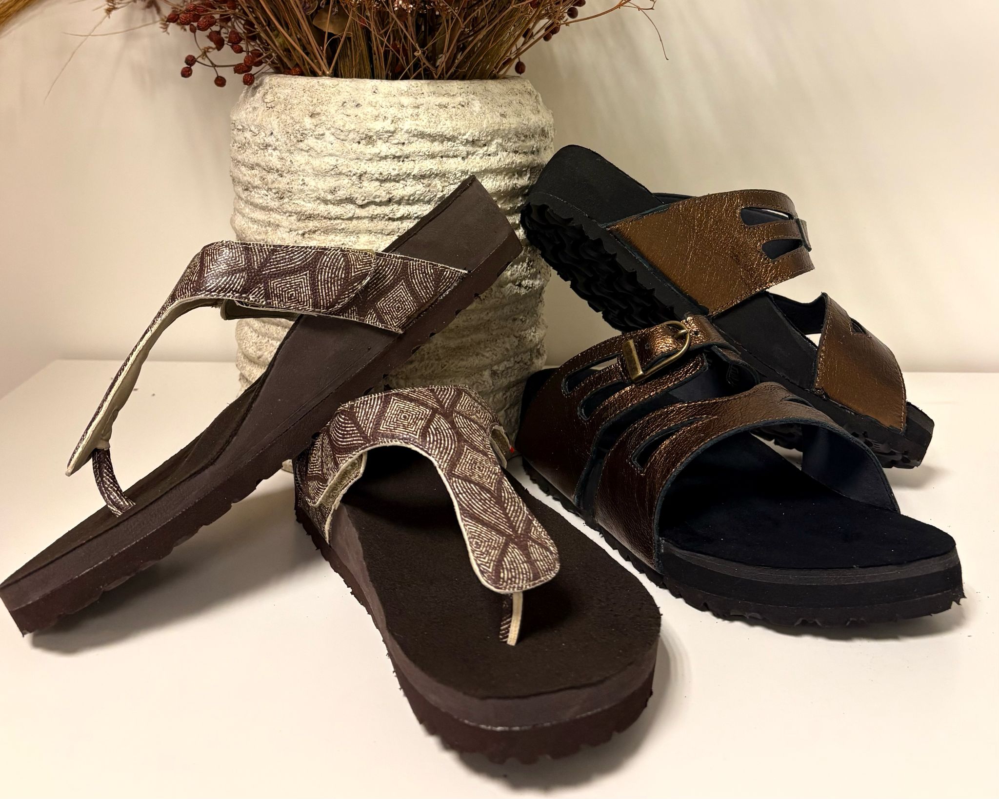 Slippers & sandalen op maat gemaakt